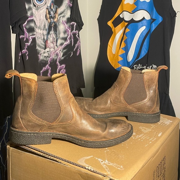 Men’s 10.5 Born Aiden Brown Leather Casual boots - Picture 3 of 7